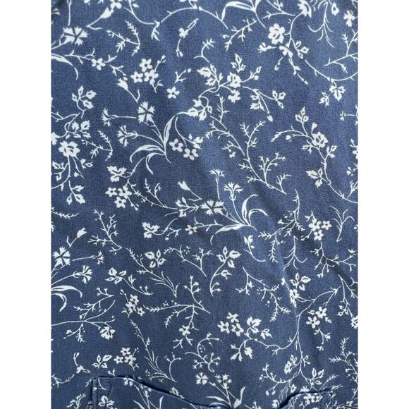 Kennington Shirt Mens XL Button Down Classic Fit Floral Graphics Blue Cotton - Picture 3 of 6